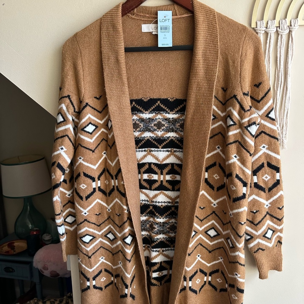 LOFT Long Cardigan NWT - Picture 2 of 8